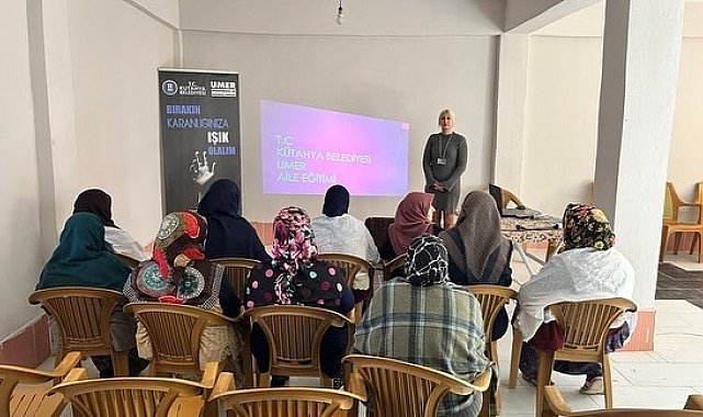 Kütahya Belediyesi'nden ailelere bağımlılıkla mücadele eğitimi