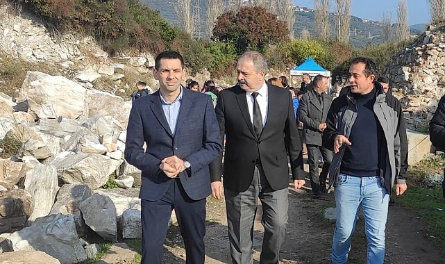 Kyzikos Antik Kenti'nde ilk ziyaret gerçekleşti