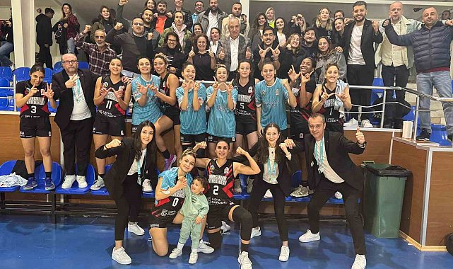 Manisa'nın tek kadın basketbol takımından farklı galibiyet