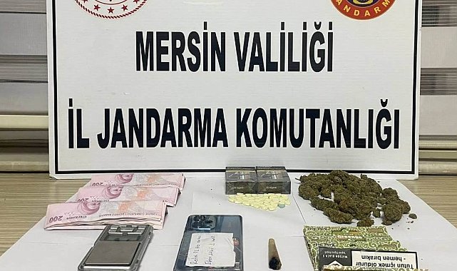 Mersin'de 5 kişi çok miktarda uyuşturucu ile yakalandı