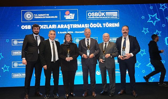MTOSB'ye 'En çok katkı veren OSB' ödülü