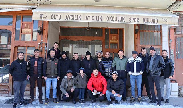 Oltu'da 17 avcı sınava girdi
