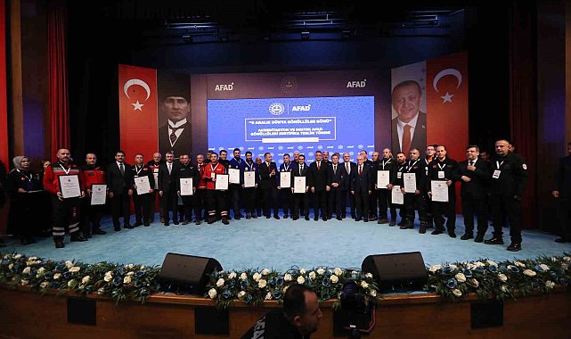 OMÜ Arama Kurtarma ekibine AFAD'dan akreditasyon sertifikası