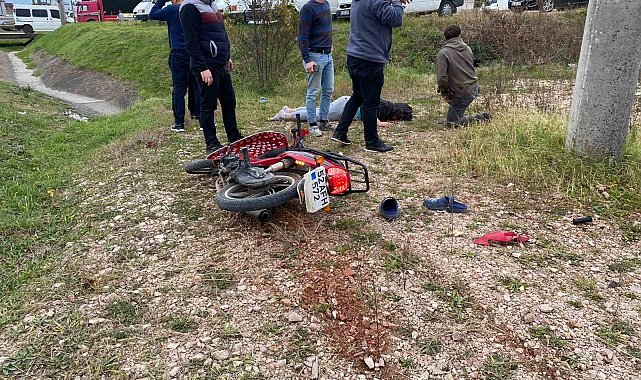 Ordu&#039;da motosiklet kazası: 1 yaralı