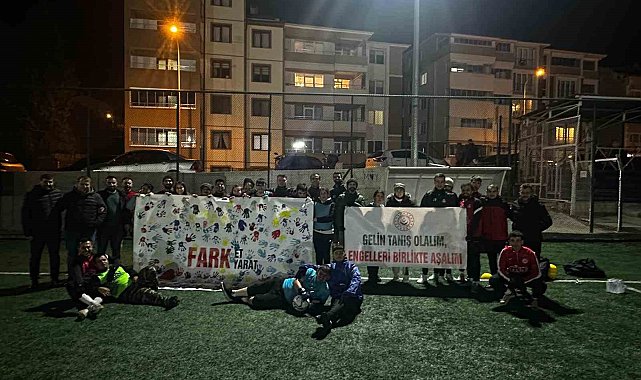 Özel gereksinimli çocuklar antrenmana çıktı