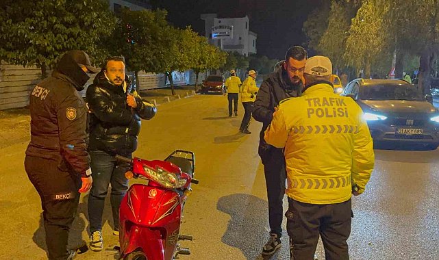 Plakasız motosikletle uygulamaya girip bekçiye 'Ben hasım sahibiyim, ölürsem mezarıma sen mi geleceksin' dedi