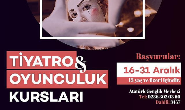 REVİZE- MASMEK Tiyatro Kursları İçin Başvurular Başlıyor