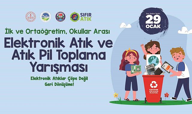 Sakarya'da elektronik atık ve atık pil toplama yarışması