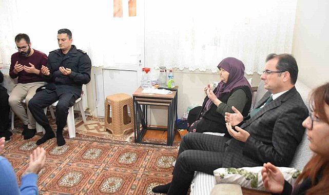 Salihli Kaymakamından şehit ailesine taziye ziyareti