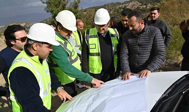 Salihli'nin 91 milyonluk içme suyu projesi incelendi