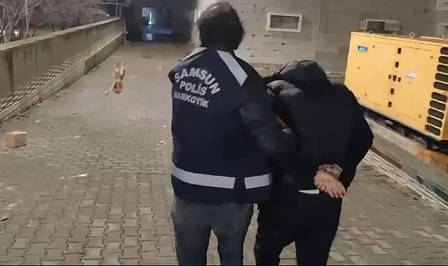 Samsun'da 11 ayrı suçtan 10 yıl 9 ay hapis cezası bulunan şahıs yakalandı