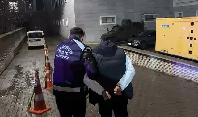Samsun'da 23 yıl hapis cezası ile aranan şahıs bungalov evde yakalandı