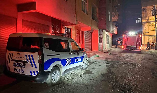 Samsun'da baca yangını korkuttu