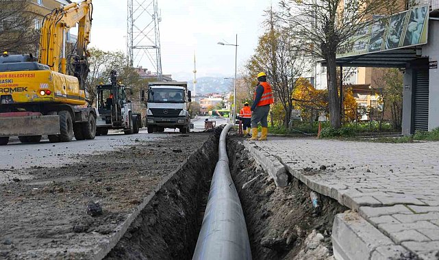 SASKİ&#039;den İlkadım&#039;a takviye içme suyu terfi hattı