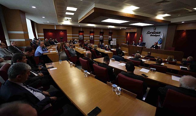 Serdivan'da yılın son meclis toplantısı gerçekleştirildi
