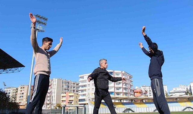 Siirt'te görme engelli atlet kardeşlerin hedefi dünya şampiyonluğu