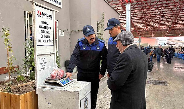 Sincan Belediyesinden pazar ve işyerlerine denetim