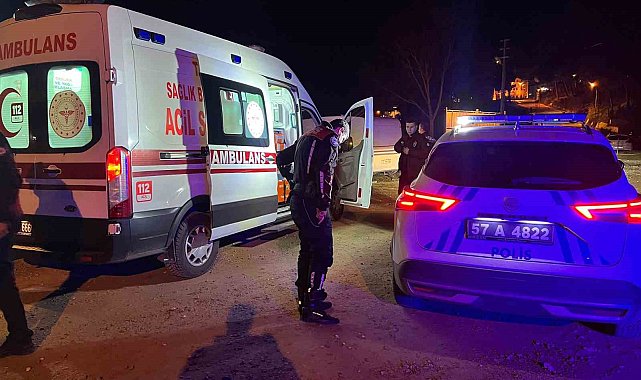 Sinop'ta bıçaklı saldırı: 1 yaralı