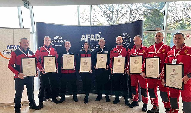 SPAK Ekibi Akreditasyon Sertifikasını Bakan Yerlikaya'dan aldı