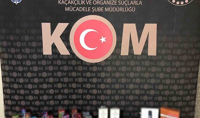 Şüphe üzerine durdurulan araçtan kaçak sigara çıktı