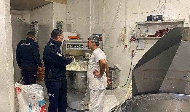 Tarsus'ta fırınlara hijyen ve gramaj denetimi yapıldı