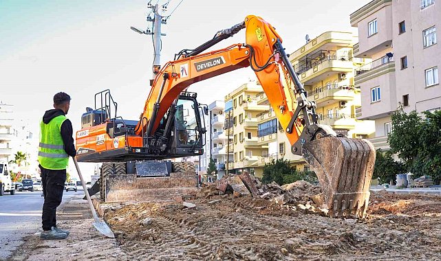 Tarsus'ta sokaklar yenileniyor