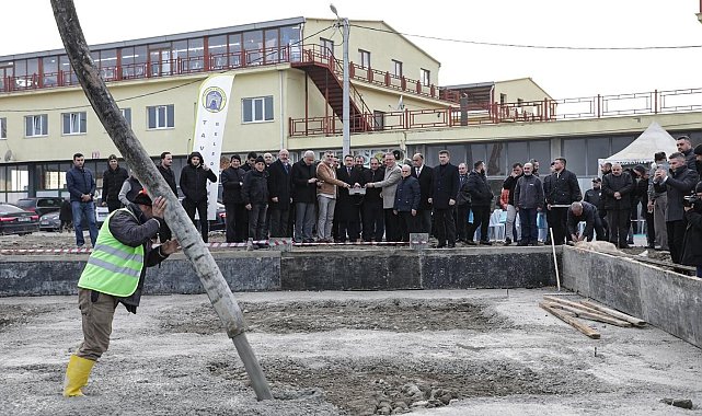 Tavşanlı Ahi Evran Camii'nin temeli dualarla atıldı