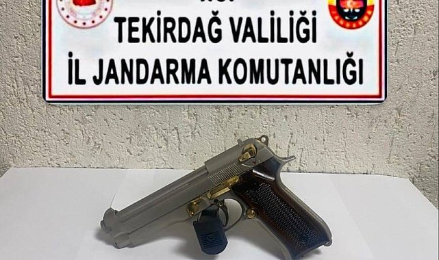 Tekirdağ&#039;da ruhsatsız tabanca operasyonları