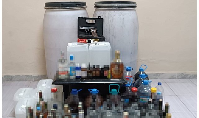 Tekirdağ'da yılbaşı öncesi kaçak içki operasyonu