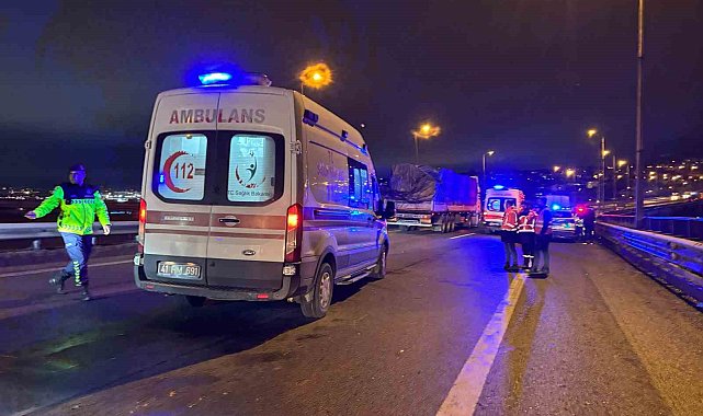 Tem otoyolunda kaza: 4 yaralı