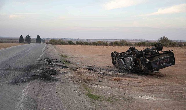 Terör örgütü PKKYPG'den kurtarılan Münbiç'te çatışmanın izleri halen duruyor