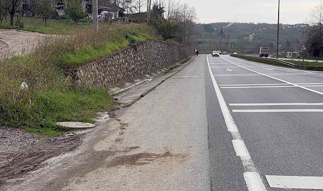 Ticari taksinin çarptığı kadın olay yerinde hayatını kaybetti: Kaza anı kamerada