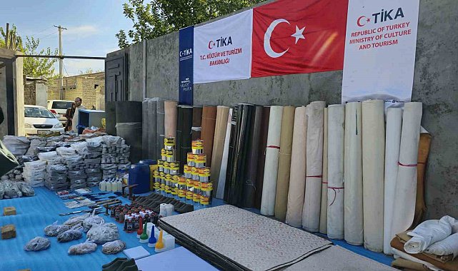 TİKA'dan Afganistan'da kadınlara mesleki eğitim veren kurslara ekipman desteği