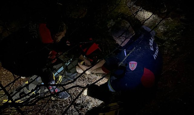 Tokat'ta feci kaza: Alev alan araçtan sürünerek kurtuldu