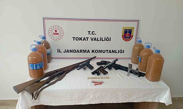 Tokat'ta silah kaçakçılığı operasyonu: 12 şüpheli gözaltında