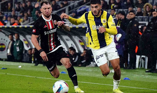 Trendyol Süper Lig: Fenerbahçe: 1 - Gaziantep FK: 1
