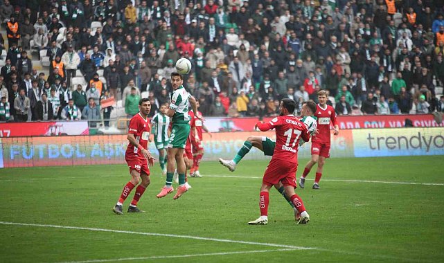 Trendyol Süper Lig: Konyaspor: 1 - Antalyaspor: 1