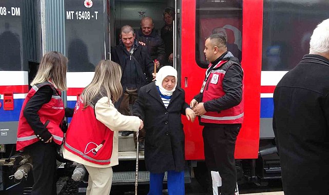 Turistik Tuz Ekspresi ile Çankırı'ya yolculuk yapan engelliler şehre hayran kaldı