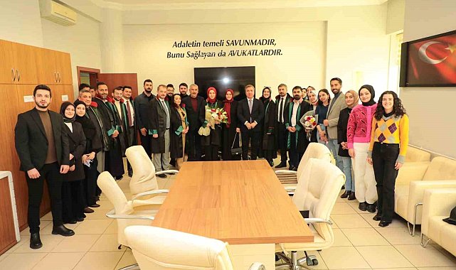 Vali Aydoğdu'dan Erzincan Barosunun yeni başkanına ziyaret