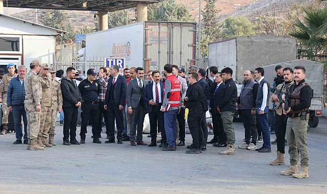 Vali Masatlı Cilvegözü'nde ve tampon bölgede incelemede bulundu