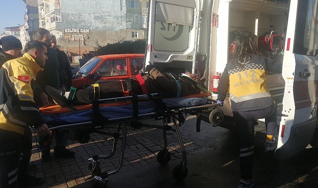 Yalvaç'ta otomobil ile motosiklet çarpıştı: 1 yaralı