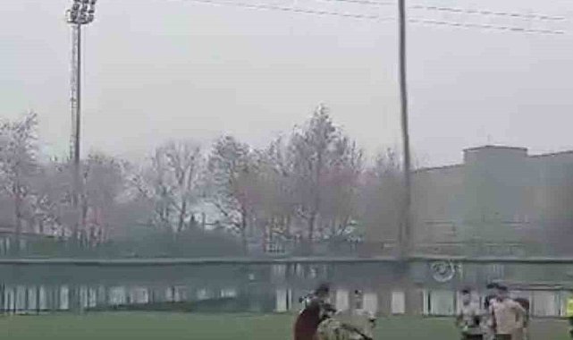 Yeşil saha yerini ringe bıraktı