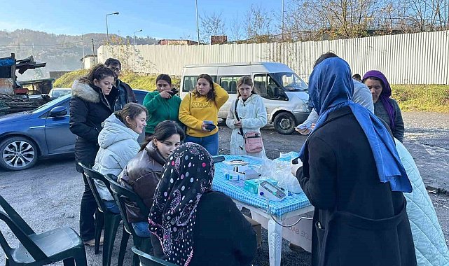 Zonguldak'ta Roman vatandaşlar sağlık taramasından geçti
