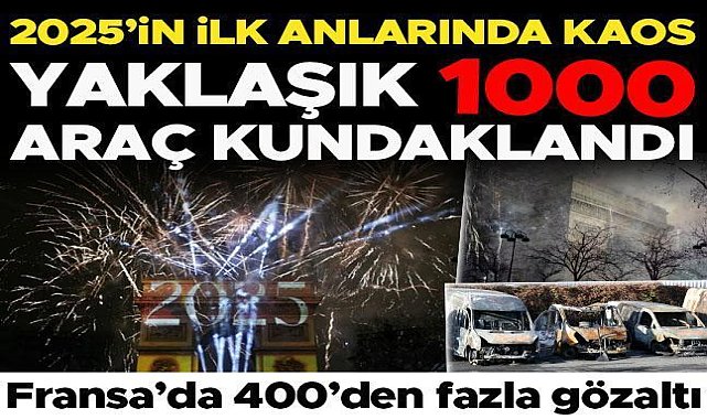 1000'e yakın araç kundaklandı: Fransa'da 400'den fazla gözaltı