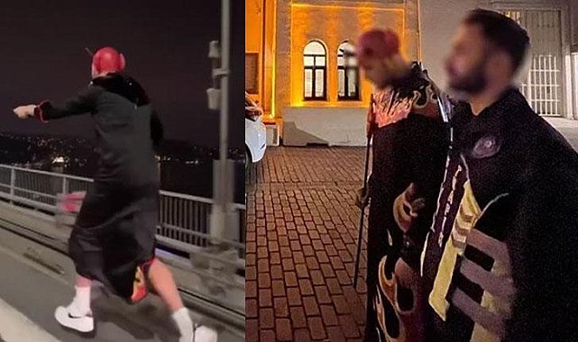 15 Temmuz Şehitler Köprüsü'nde ilginç anlar: Kostümüyle koştu, gözaltına alındı