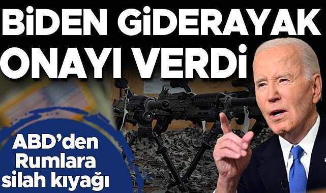 Biden giderayak onayı verdi: ABD'den Rumlara askeri teçhizat
