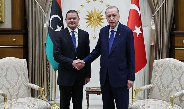 Cumhurbaşkanı Erdoğan, Libya Başbakanı Dibeybe'yi kabul etti