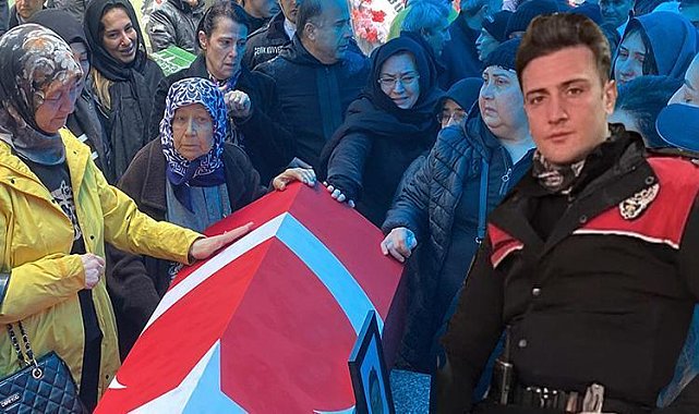İstanbul&#039;da kazada hayatını kaybeden polis memuru, memleketinde toprağa verildi