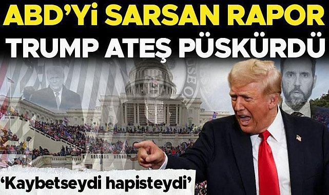 Rapor açıklandı: Seçimi kaybetseydi hapisteydi... Trump savcıya ateş püskürdü!