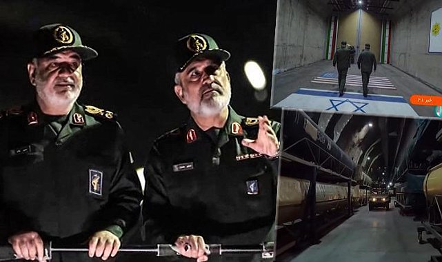 SON DAKİKA... İran, Trump ve İsrail&#039;e meydan okudu: Uyuyan bir yanardağ! İşte yeraltı füze tesisinden ilk görüntüler...